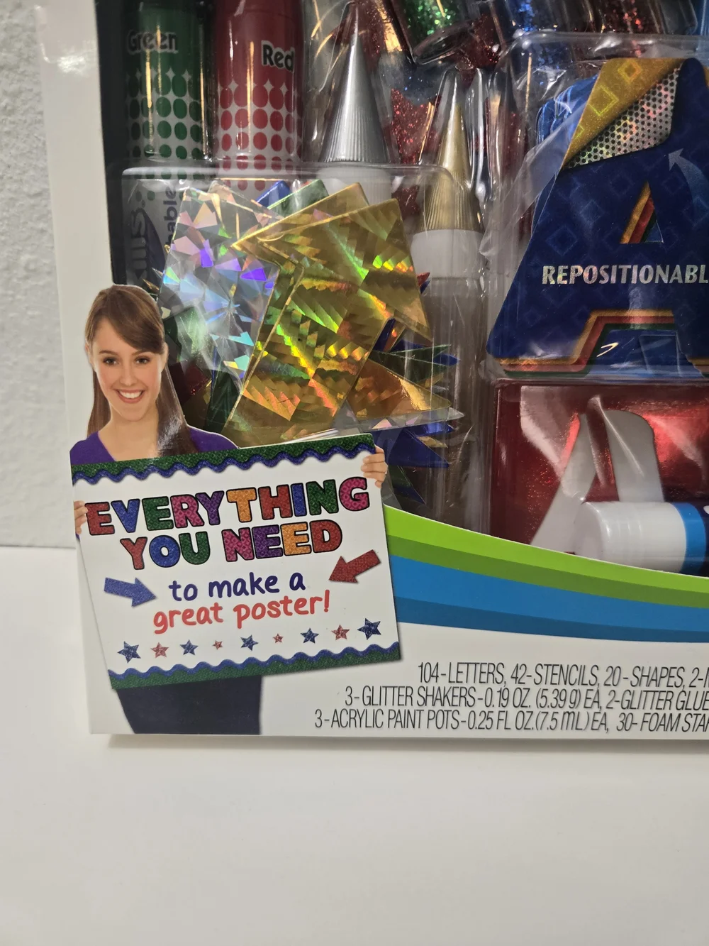 Poster Making Kit - Multicolor Craft Set, 274 Pieces
